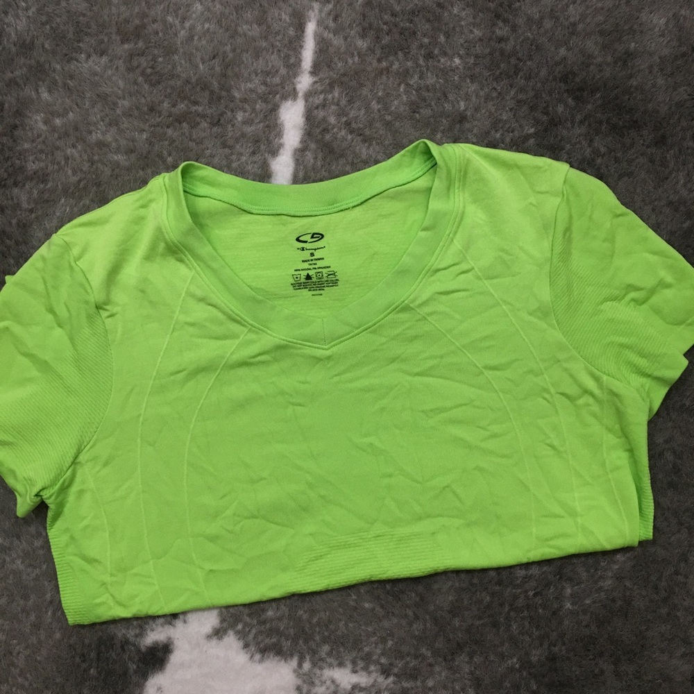 [Champion] Bright Green Workout Top - Picture 4 of 6